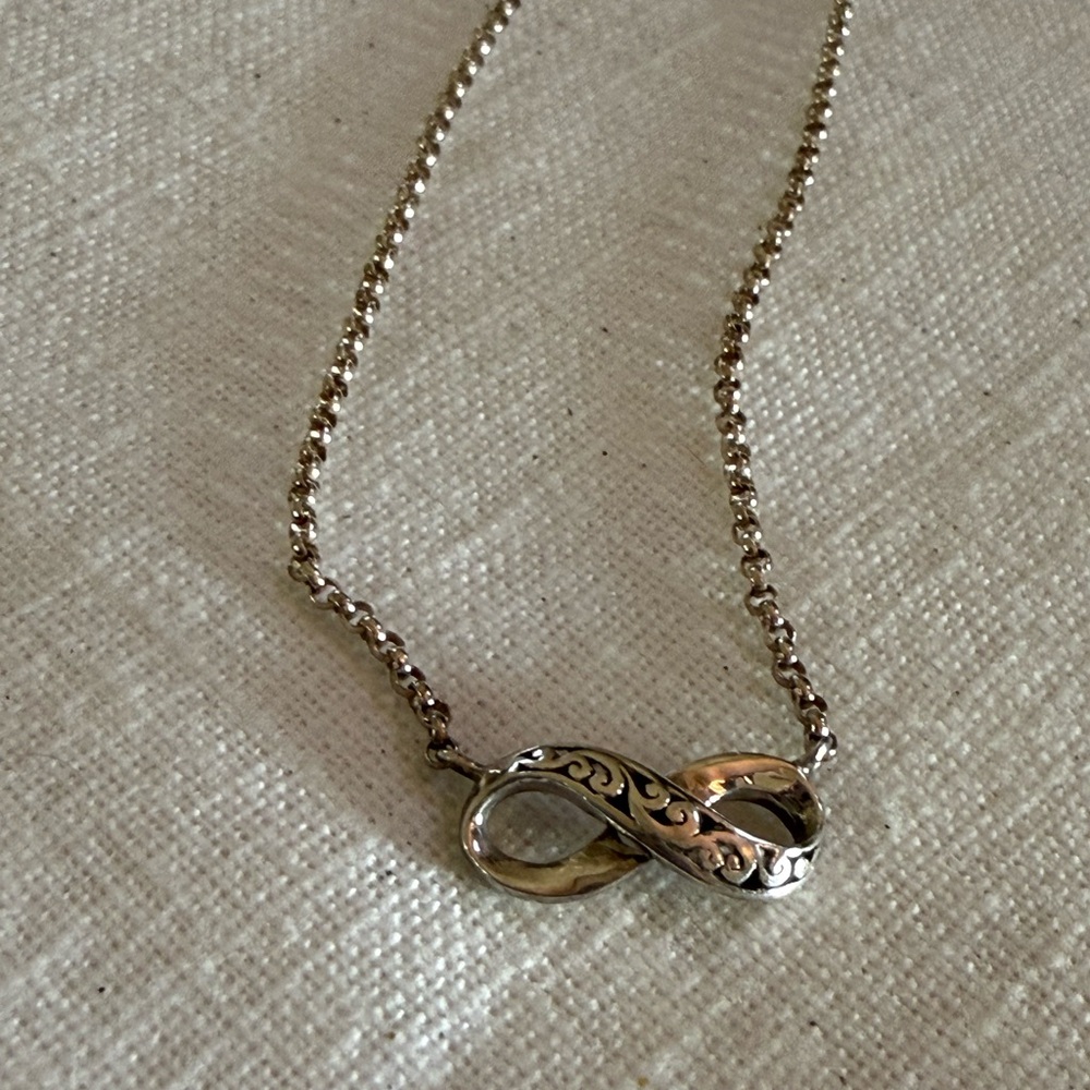 Sterling Silver Infinity Necklace Lois Hill with Gift Box